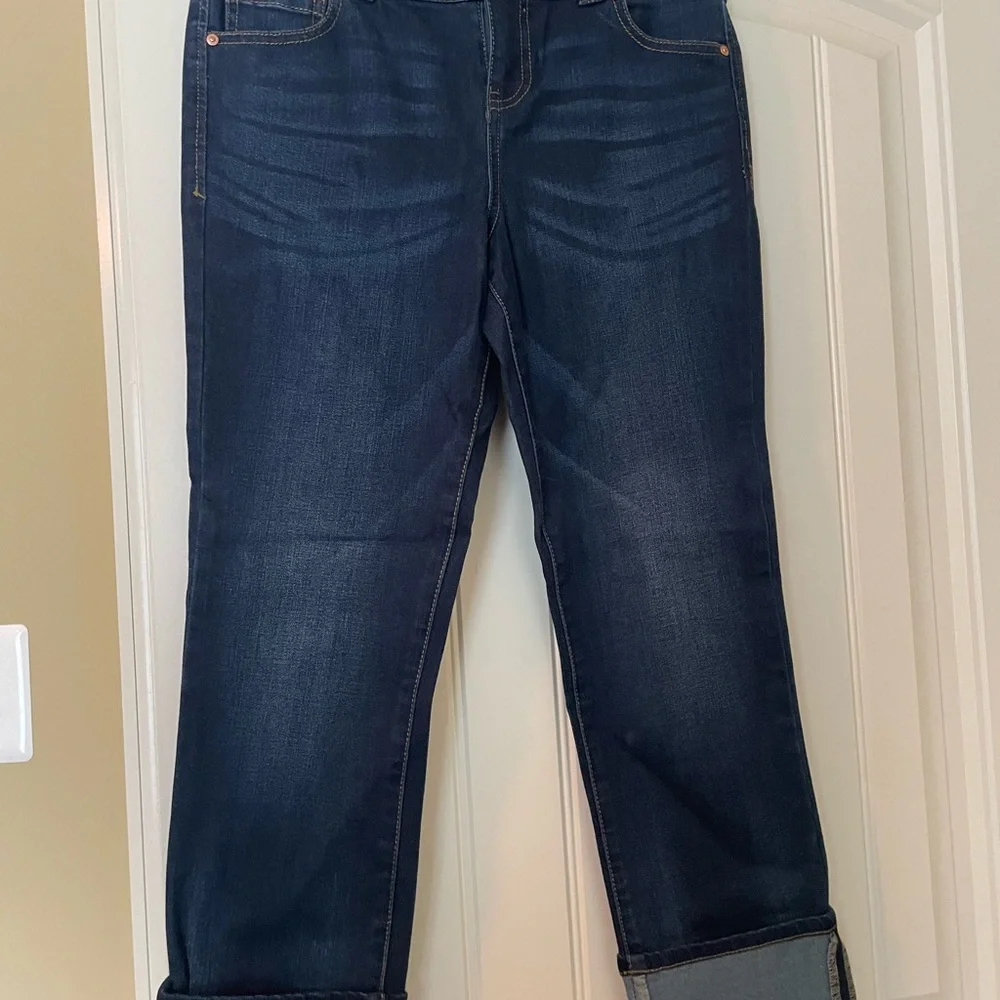 INC Dark Wash Denim Jeans - Picture 1 of 7
